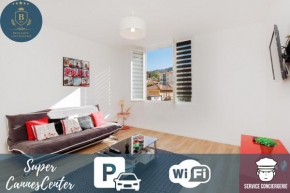 SuperCannes Center - Parking - Spacieux 70 Metres - Clim - Wifi